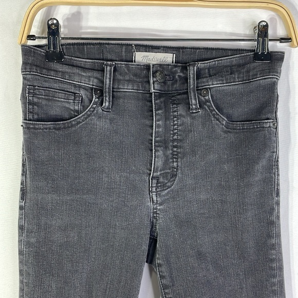 Madewell, black distressed skinny Jean - Picture 1 of 5